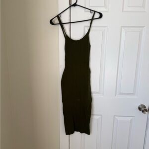 Windsor Olive Midi Dress